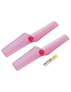 Helice Anticouple (X2) 42mm violet Transparent Blade Nano CPX/S, mSR S, mCP X/V2/S Rakonheli