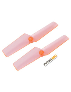Helice Anticouple (X2) 42mm rose Transparent Blade Nano CPX/S, mSR S, mCP X/V2/S Rakonheli