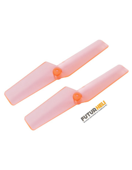 Helice Anticouple (X2) 42mm rose Transparent Blade Nano CPX/S, mSR S, mCP X/V2/S Rakonheli