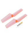 Helice Anticouple (X2) 42mm rose Transparent Blade Nano CPX/S, mSR S, mCP X/V2/S Rakonheli
