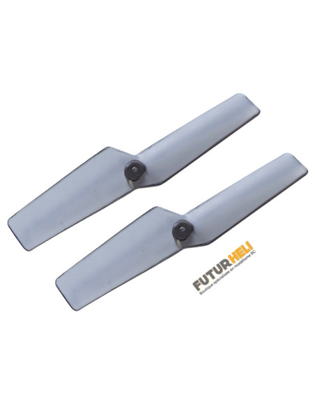 Helice Anticouple (X2) 42mm Orange Transparent Blade Nano CPX/S, mSR S, mCP X/V2/S Rakonheli