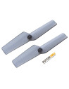 Helice Anticouple (X2) 42mm Orange Transparent Blade Nano CPX/S, mSR S, mCP X/V2/S Rakonheli