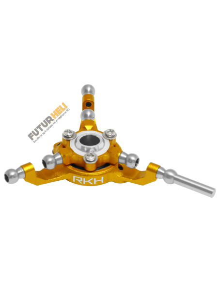 Plateau cyclique alu argent blade trio 180CFX option Rakonheli