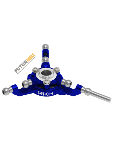 Plateau cyclique alu vert blade trio 180CFX option Rakonheli