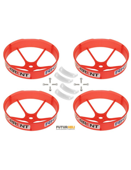 Protection helice noir (x4) blade torrent 110 FPV Option Rakonheli