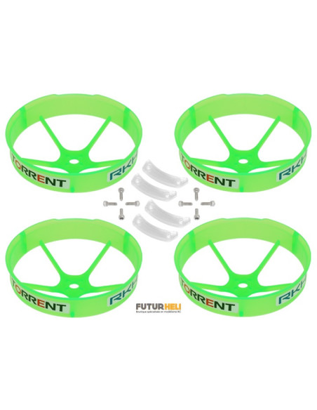 Protection helice lumineux (x4) blade torrent 110 FPV Option Rakonheli