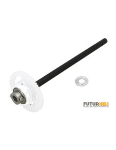 Set autorotation alu argent-Carbone Blade mcpxBL-mcpS