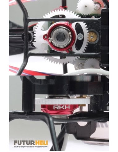 Set autorotation alu argent-Carbone Blade mcpxBL-mcpS