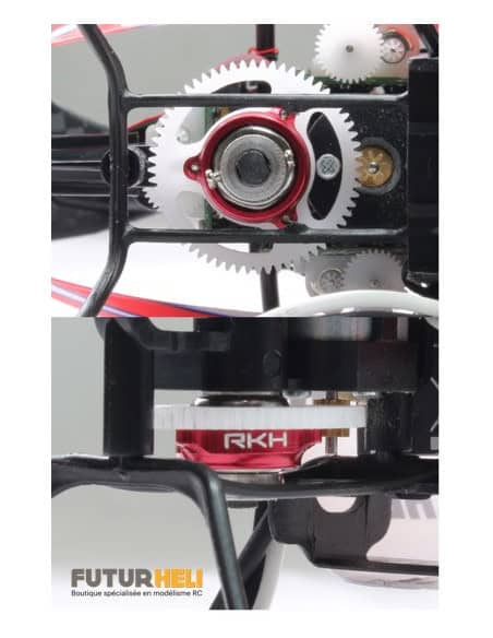 Set autorotation alu argent-Carbone Blade mcpxBL-mcpS