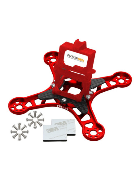 Chassis option rouge Emax babyHawk by Rakonheli