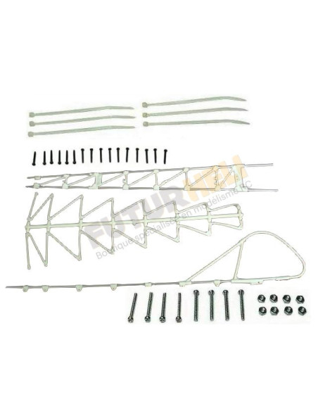 0402-371 poutre de queue lama 30 Hirobo