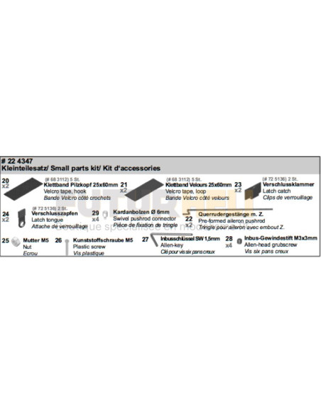 224347 set petit accessoires Easy glider 4