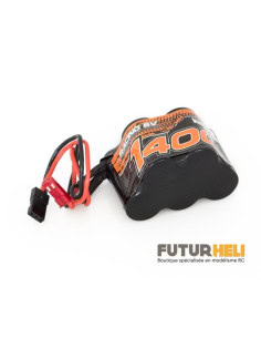 Batterie 1400 mAh NIMH 6v soudée Pyramide prise BEC