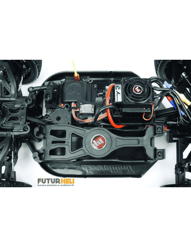 Buggy EPX2  brushless compétition 4x4 1/8eme RTR Blanc/jaune Hobbytech