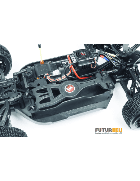 Buggy EPX2  brushless compétition 4x4 1/8eme RTR Blanc/jaune Hobbytech