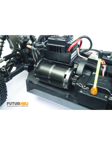 Buggy EPX2  brushless compétition 4x4 1/8eme RTR Blanc/jaune Hobbytech