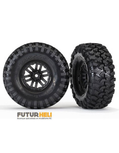 Roues montées collées TRX-4 (x2) Traxxas 8272