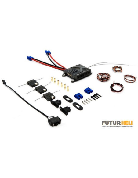 Récepteur AR12310T Spektrum  12 canaux + Alimentation + télémétrie