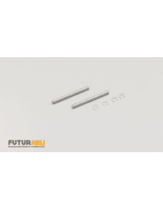 axes 3x38mm (x2)+ clips fusée avant inferno Kyosho IF111-38