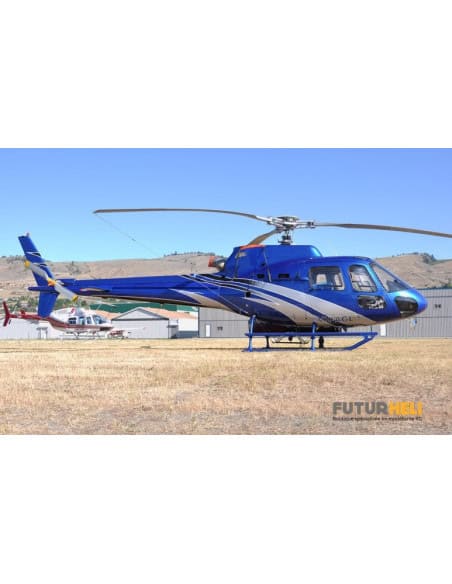 Fuselage ecureuil AS350 Bleu/Argent Marvelcraft