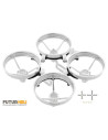 Châssis option alu argent inductrix FPV + pour moteur 8mm Rakonheli