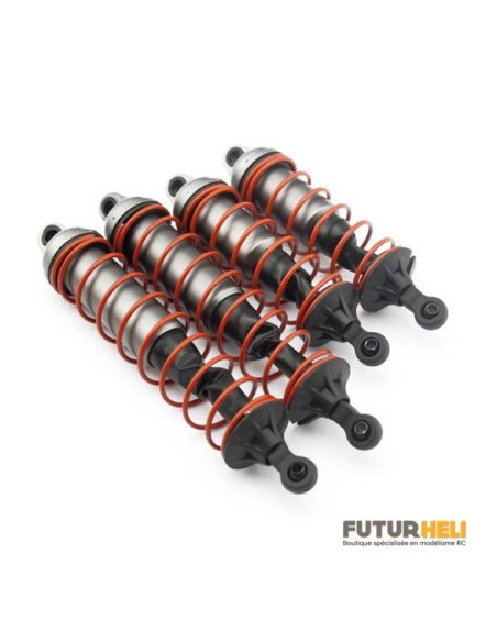 Kit 4 amortisseurs Big Bore STR8 Deluxe Hobbytech HT-592000