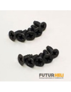 Vis TP M3x10 (x10) tete fraisée Kyosho S33010TP