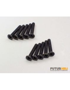 Vis metal M3x18 (x10) tête fraisées Kyosho S33018