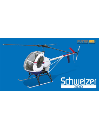 Kit Schweizer 300 tripale +conversion electrique Hirobo