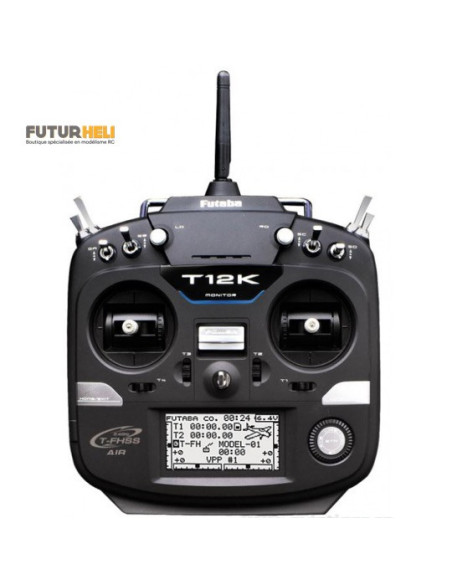 Futaba 12K Mode 2 + R3008SB + Accu TX Chargeur