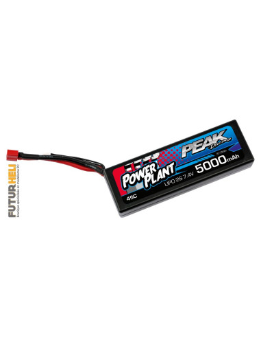 Batterie lipo 5000 MAh 2S 45C "coque"Fiche Dean (T) Power Plant