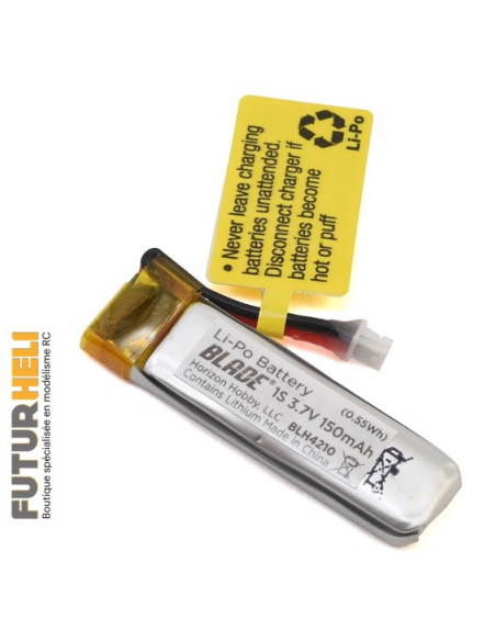 Batterie lipo 150 mAh 1S 3,7v prise Ultra-micro Blade BLH4210