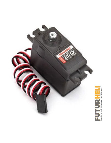 Servo Traxxas  mega digital 2075X étanche - pignons metal TRX2075X