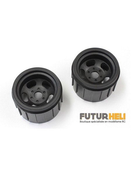 Jantes mad Crusher (x2) noires Kyosho MAH402BK