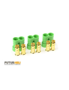 Connecteur Bullet 6,5mm femelle (x3) Castle