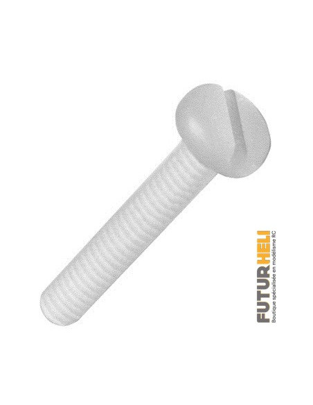 Vis nylon tête Ronde bombé M5x30mm (vx10) Graupner
