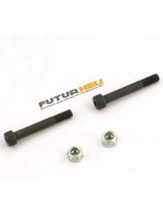 Vis + ecrous nylstop porte pales Raptor Thunder tiger PV0177-1
