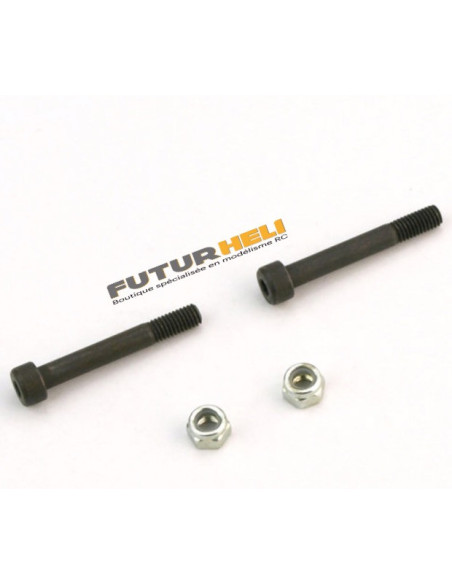 Vis + ecrous nylstop porte pales Raptor Thunder tiger PV0177-1