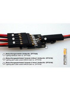 Platine distribution éclairage OPT7020 2