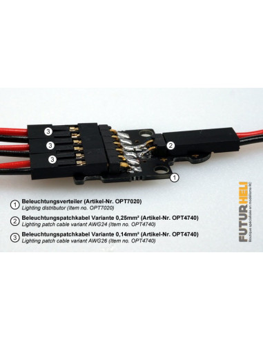 Platine distribution éclairage OPT7020