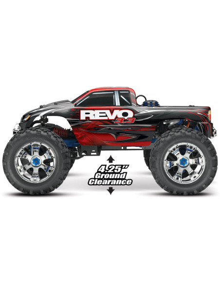 Traxxas Revo 3,3 thermique + télémétrie + TSM pret a rouler 53097-3