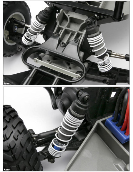 traxxas Slash 4x2 1/10eme + radio TQ2,4ghz-ID ref 58034-1