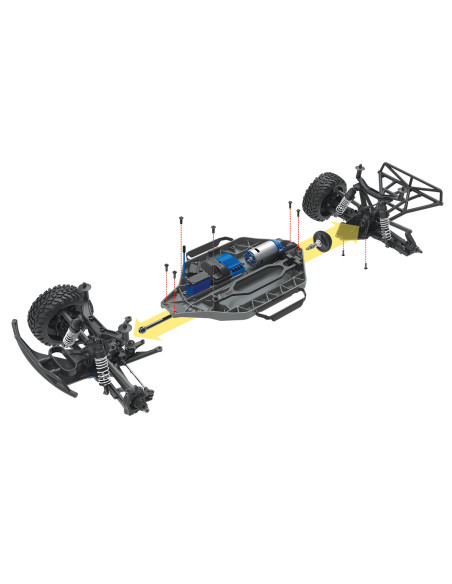Traxxas Slash 4x4 1/10 + radio 68054-1