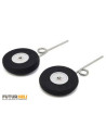 Jambes + roue (X2) Train principal Viper 70mm E-flite EFL7707