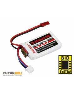 Batterie lipo 450 mAh 2S 7,4 v 30C Multiplex 1-00016