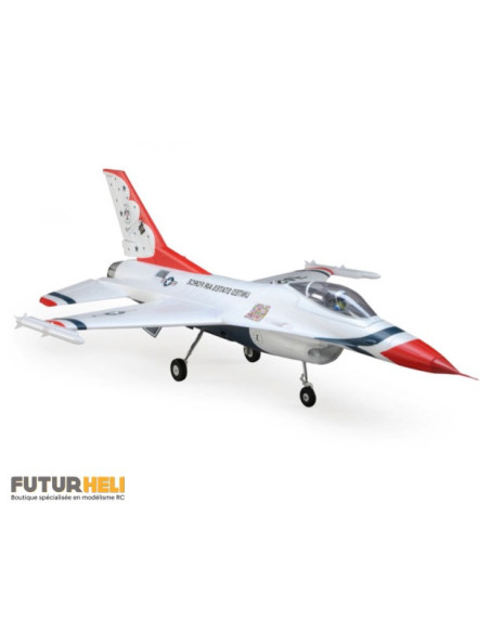 Jet F-16 Thunderbirds 70mm EDF BNF Basic +AS3Xet Safe E-flite EFL7850