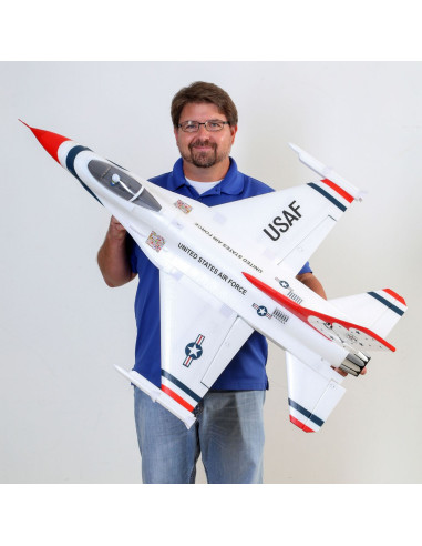 Jet F-16 Thunderbirds 70mm EDF BNF Basic +AS3Xet Safe E-flite EFL7850