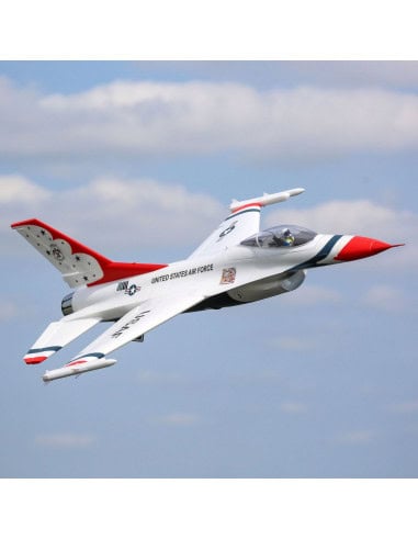 Jet F-16 Thunderbirds 70mm EDF BNF Basic +AS3Xet Safe E-flite EFL7850