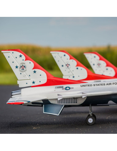 Jet F-16 Thunderbirds 70mm EDF BNF Basic +AS3Xet Safe E-flite EFL7850