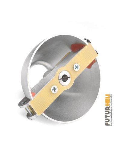 Cone planeur ventilé Alu 62mm pour arbre de 5 ou 6 mm